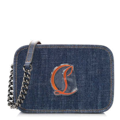 Christian Louboutin Miss Denim Calfskin Radioloubi Denim Sabagold 1 of 10