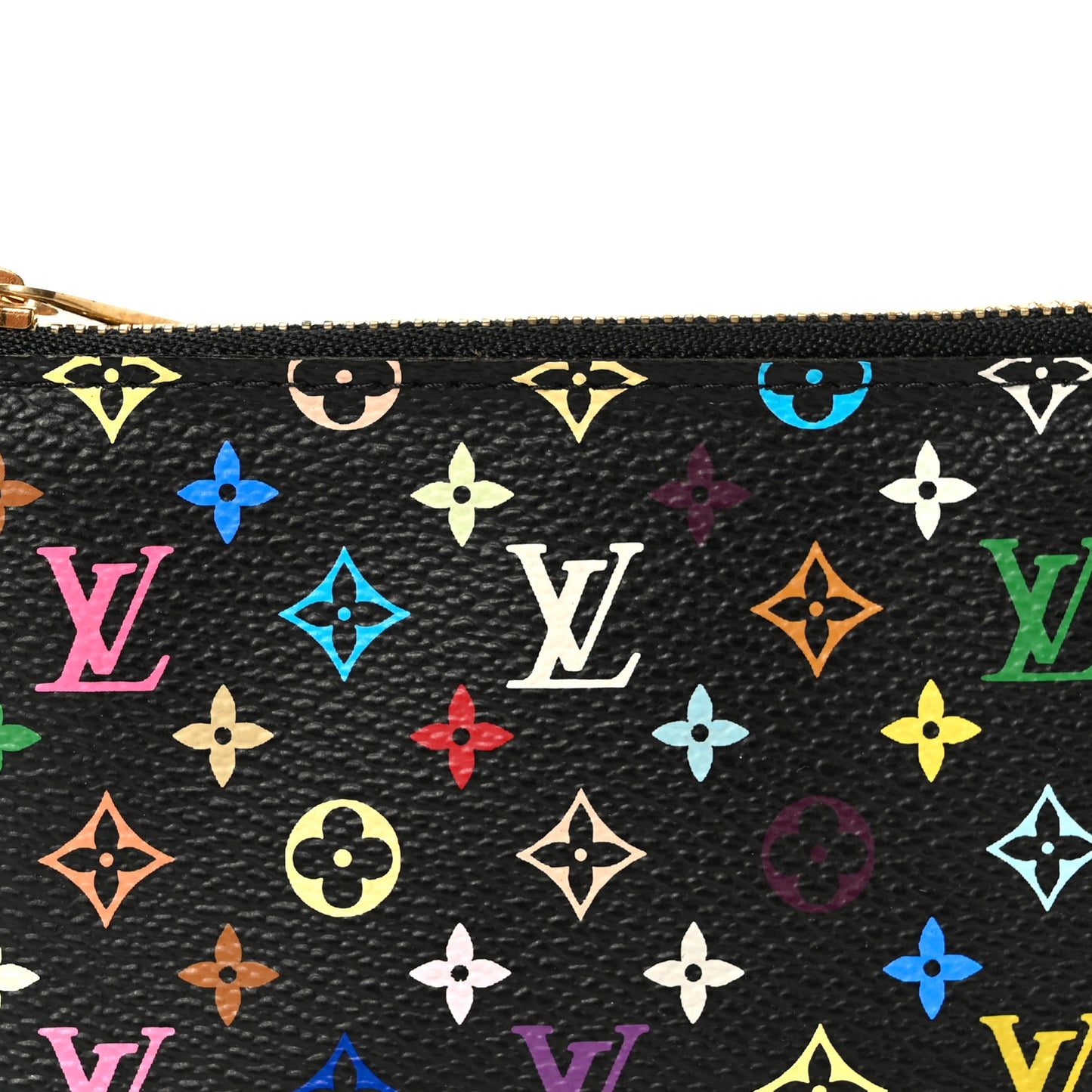 Monogram Multicolor Key Pouch Black Grenade
