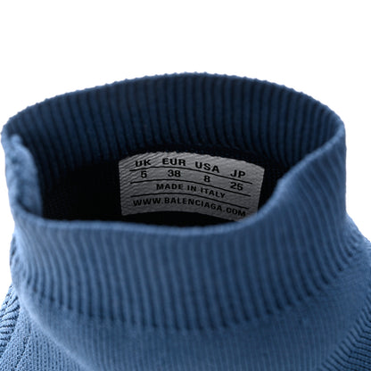 Balenciaga Technical 3D Recycled Knit Womens Speed 2.0 Sneakers 38 Monocolor Dark Navy 6 of 9