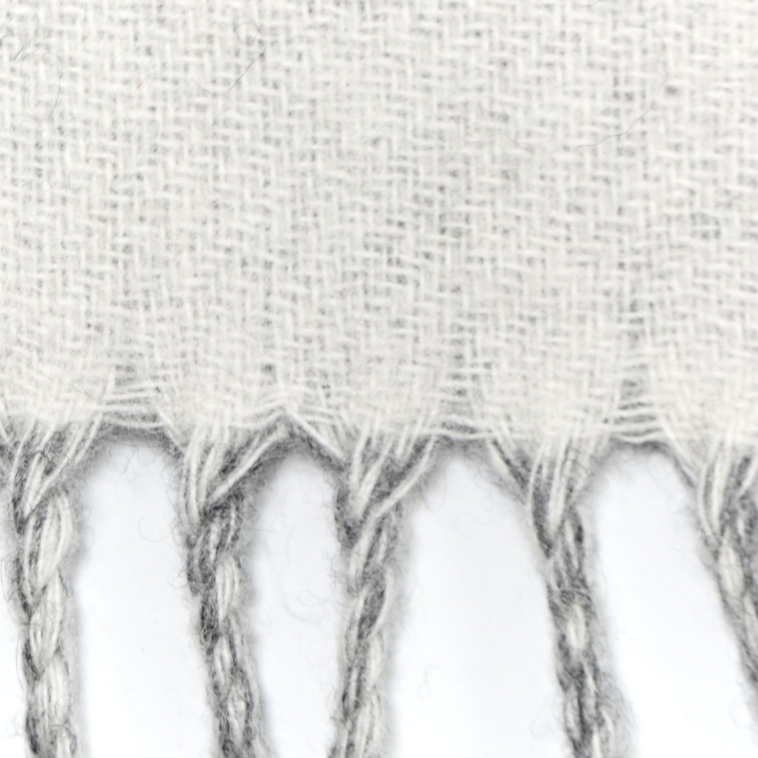 Hermes Cashmere Casaque Optique Muffler Ivorie Flanelle 4 of 4