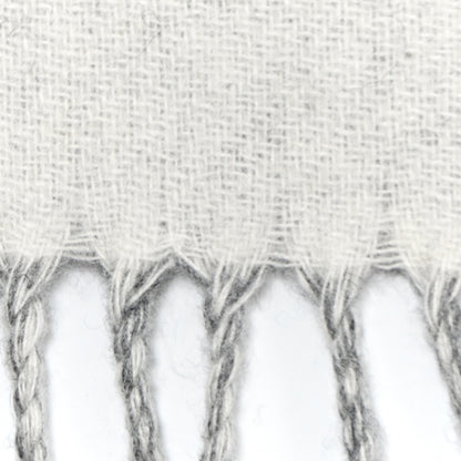 Hermes Cashmere Casaque Optique Muffler Ivorie Flanelle 4 of 4