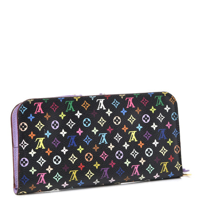 Louis Vuitton Monogram Multicolor Insolite Wallet Black Violet 3 of 10