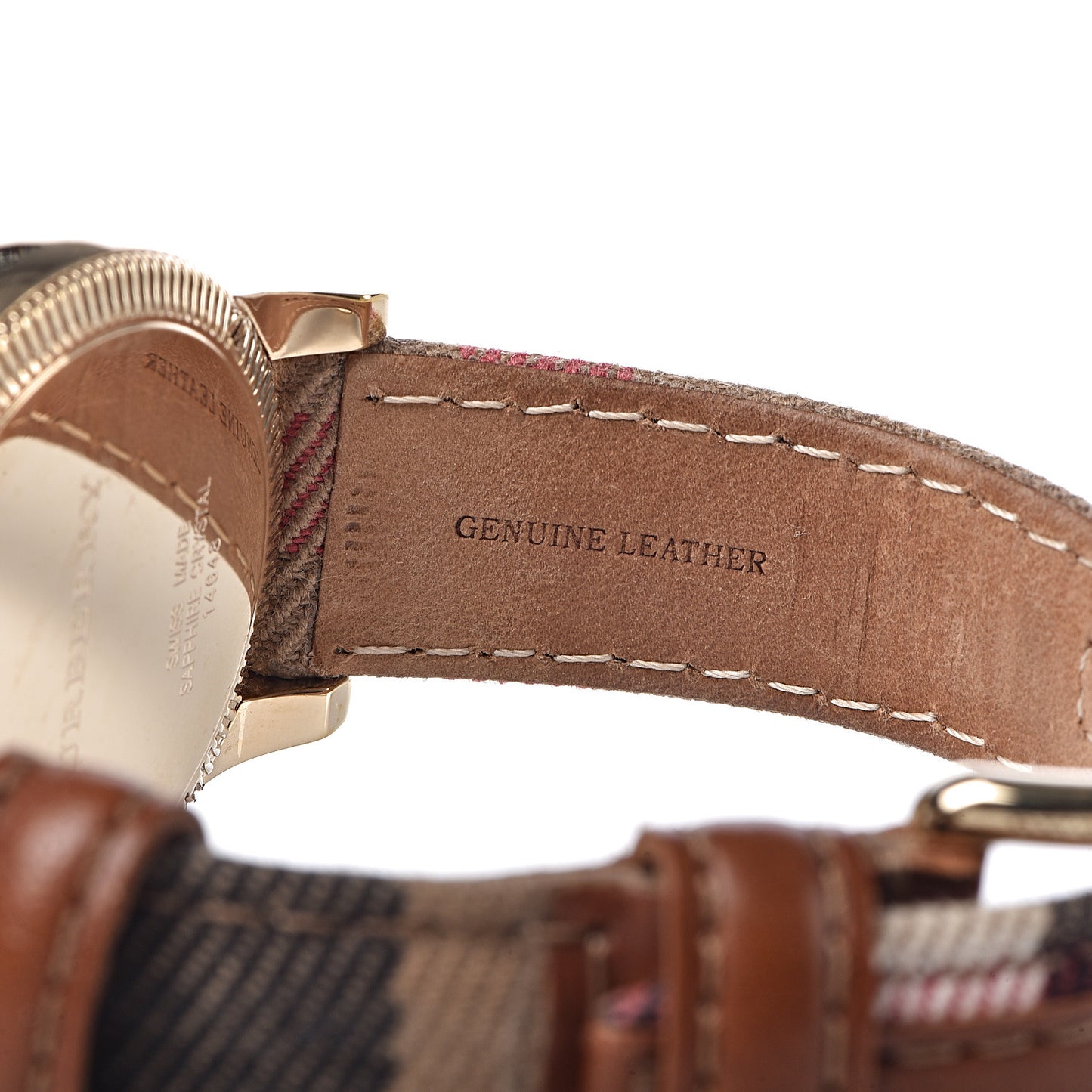 Stainless Steel Calfskin 38mm Quartz Watch BU7853