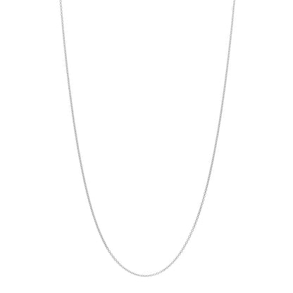 Tiffany 18K White Gold Chain Necklace 18" 1 of 5