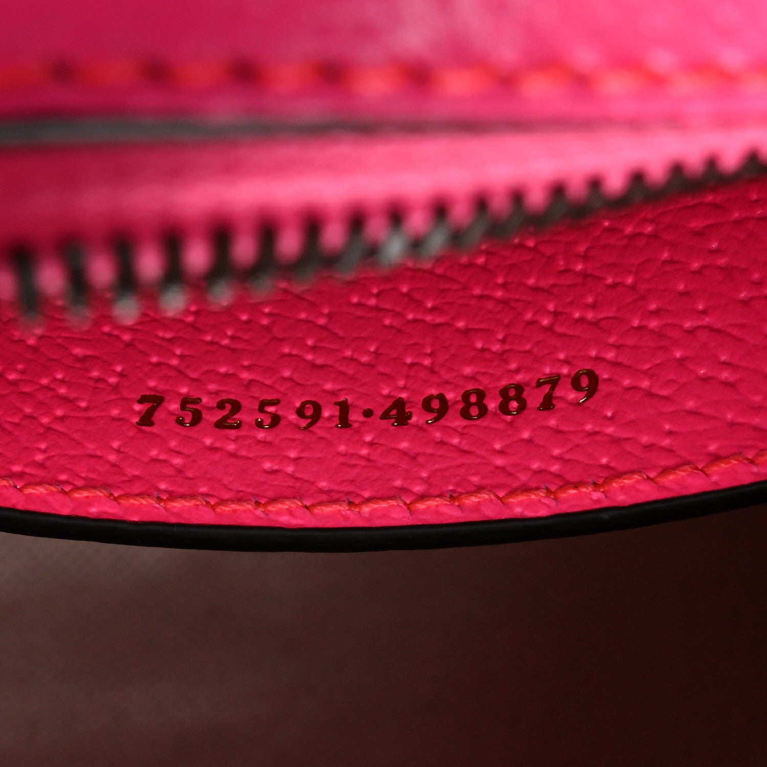 Gucci GG Supreme Monogram Textured Dollar Calfskin Web Ophidia Small Crossbody Bag Beige Ebony Fuchsia 7 of 10