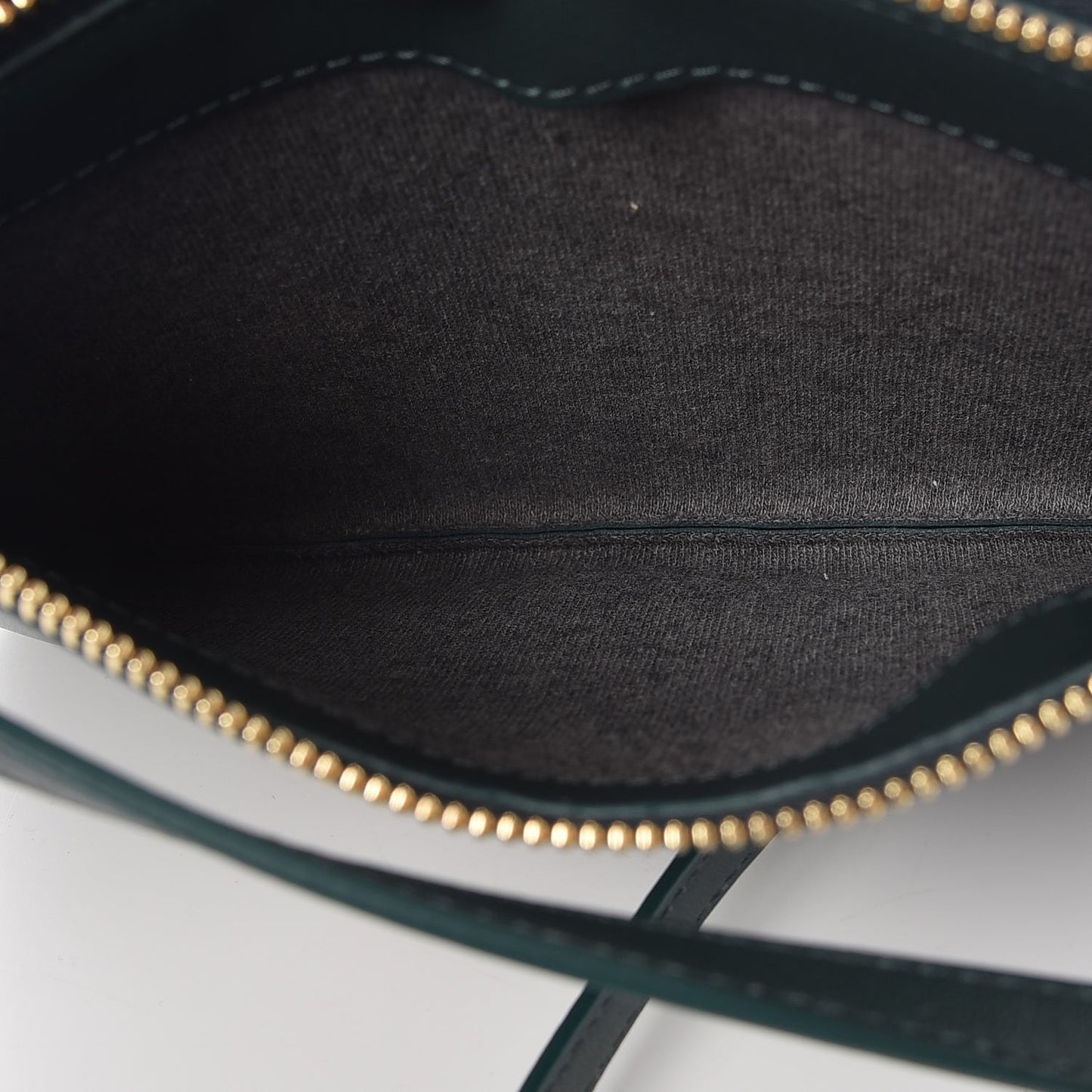 Lambskin Small Trio Crossbody Bag Dark Green