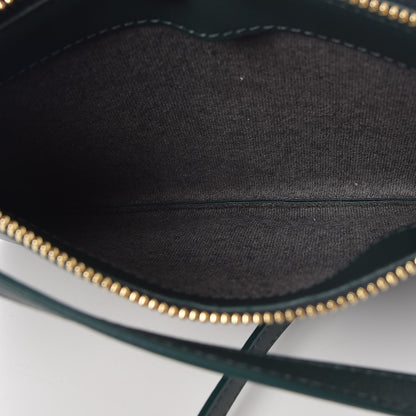 Celine Lambskin Small Trio Crossbody Bag Dark Green 7 of 10