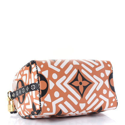 Louis Vuitton Monogram Giant Crafty Speedy Bandouliere 25 Creme Caramel 4 of 8