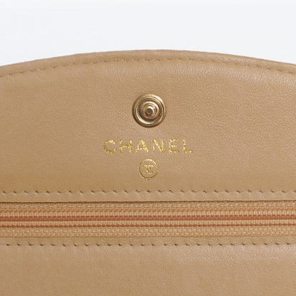 Chanel Caviar Wallet on Chain WOC Beige 5 of 8