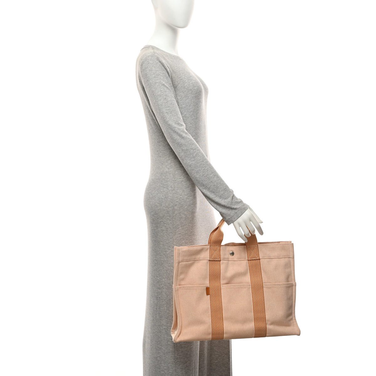 Canvas Herline MM Tote Orange