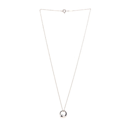 Tiffany Sterling Silver 12mm Elsa Peretti Eternal Circle Pendant Necklace 2 of 6