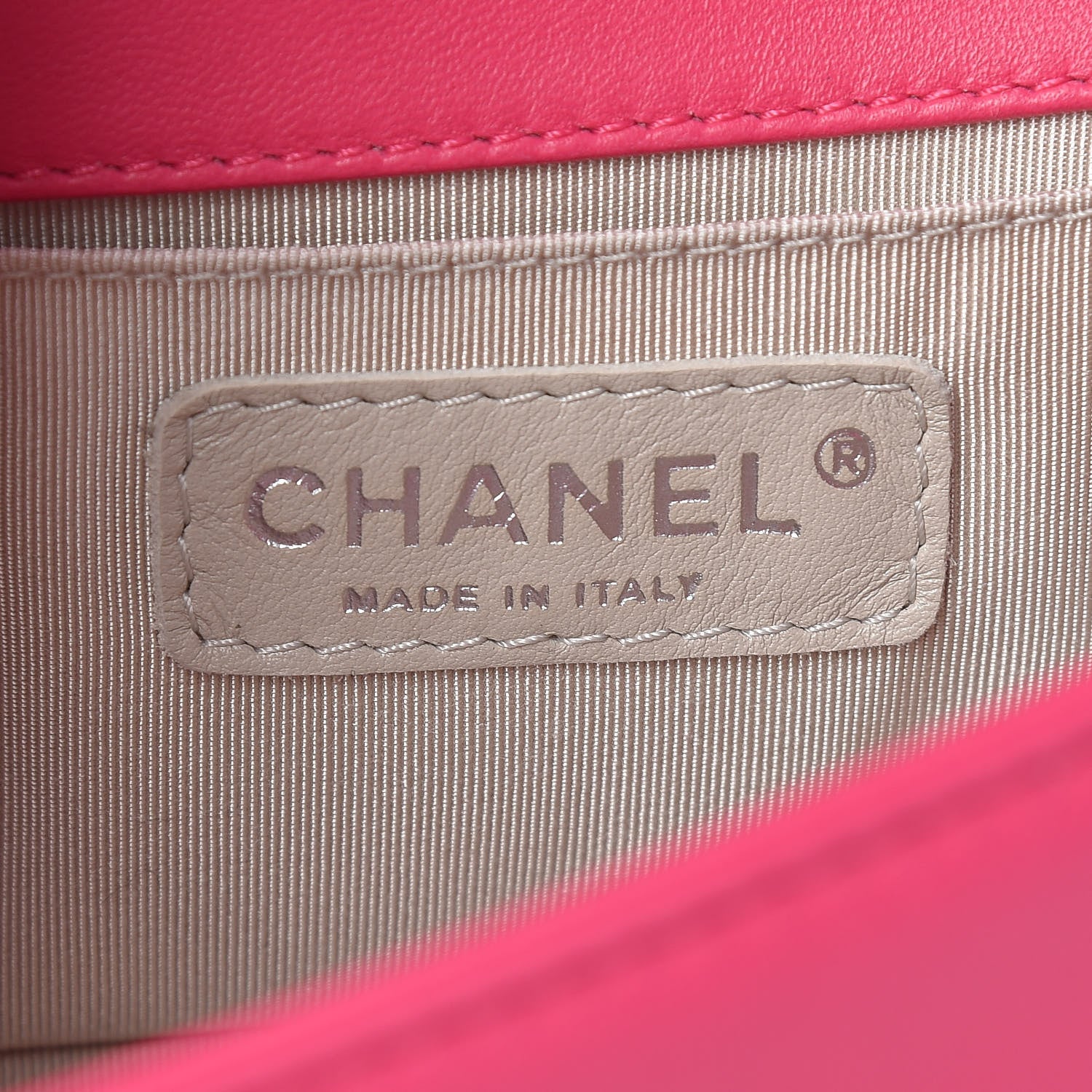 Chanel Lambskin Quilted Small Boy Flap Dark Pink 6 of 12