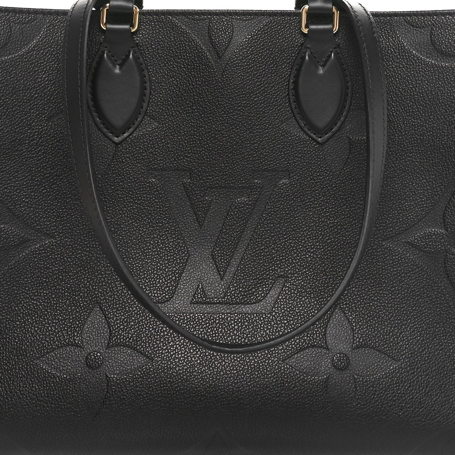 Louis Vuitton Empreinte Monogram Giant OnTheGo MM Black 7 of 9