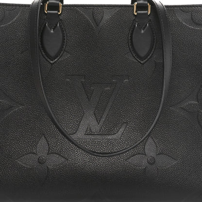 Louis Vuitton Empreinte Monogram Giant OnTheGo MM Black 7 of 9