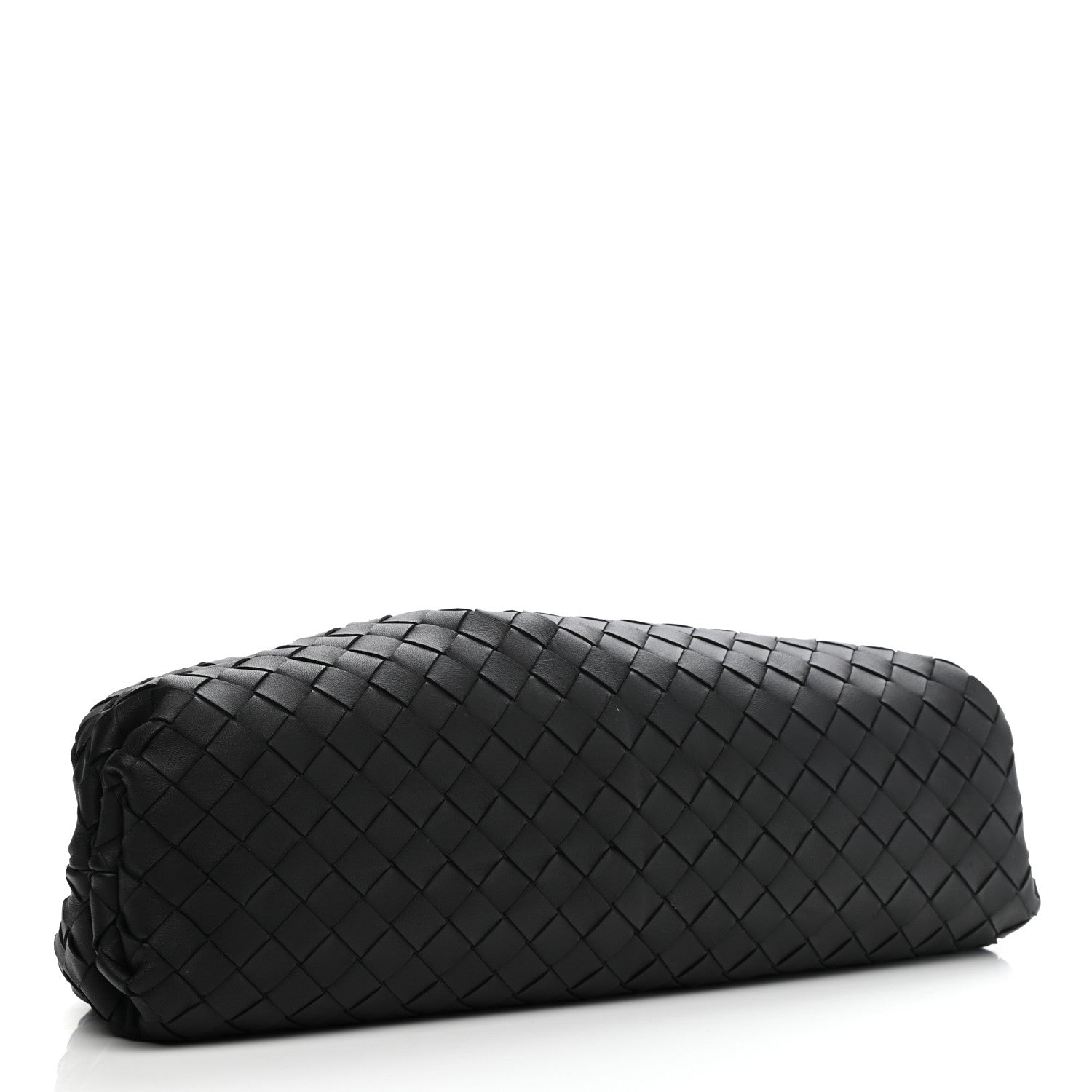 Bottega Veneta Nappa Maxi Intreccio The Pouch Oversized Clutch Black 4 of 9