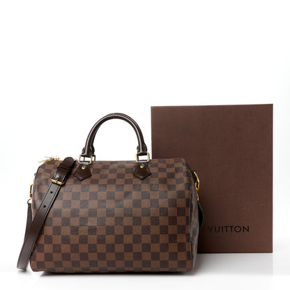 Louis Vuitton Damier Ebene Speedy Bandouliere 30 14 of 14