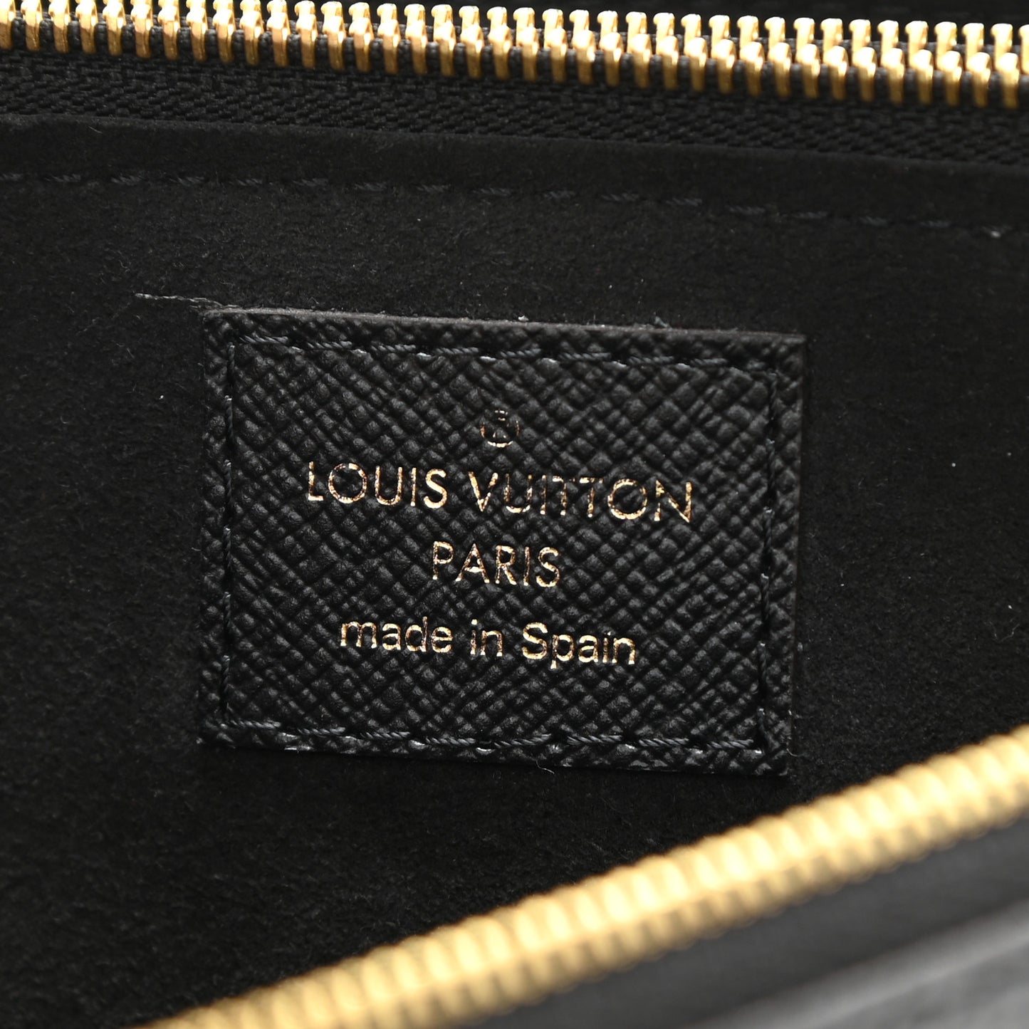 Monogram Giant Jungle Pochette Double Zip Black