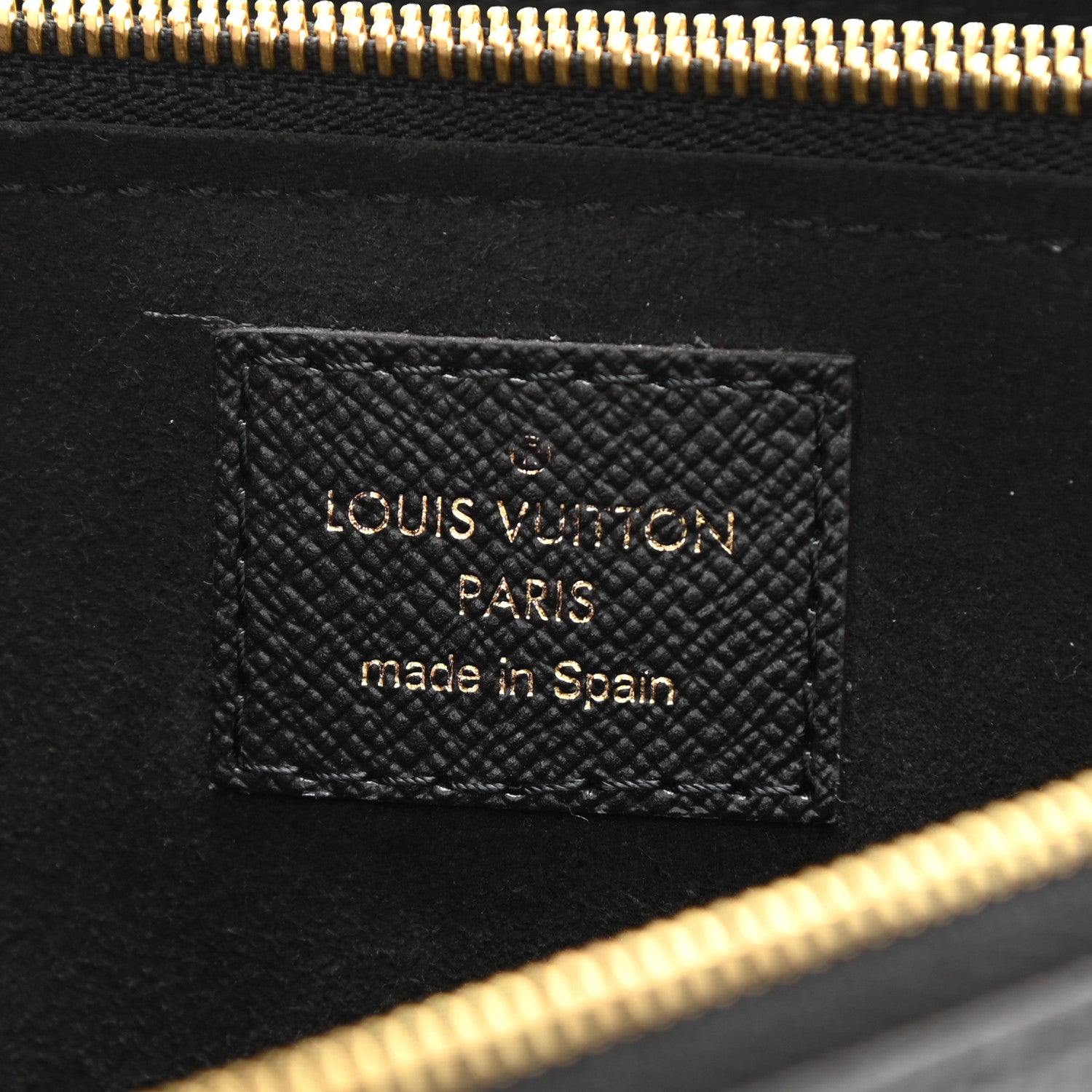 Louis Vuitton Monogram Giant Jungle Pochette Double Zip Black 7 of 9