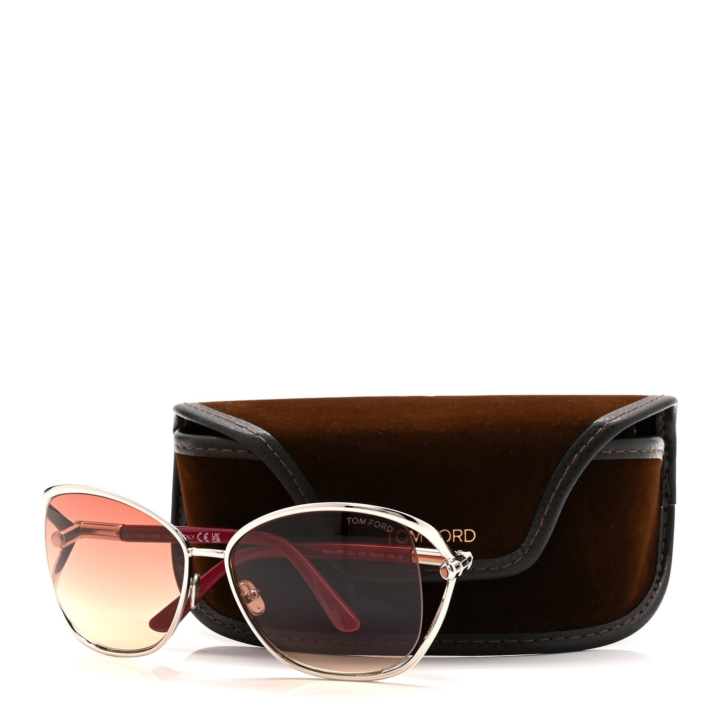 Metal Marta Sunglasses TF1091 Pink