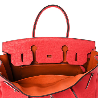 Hermes Togo Verso Birkin 30 Rose Texas Orange 18 of 35