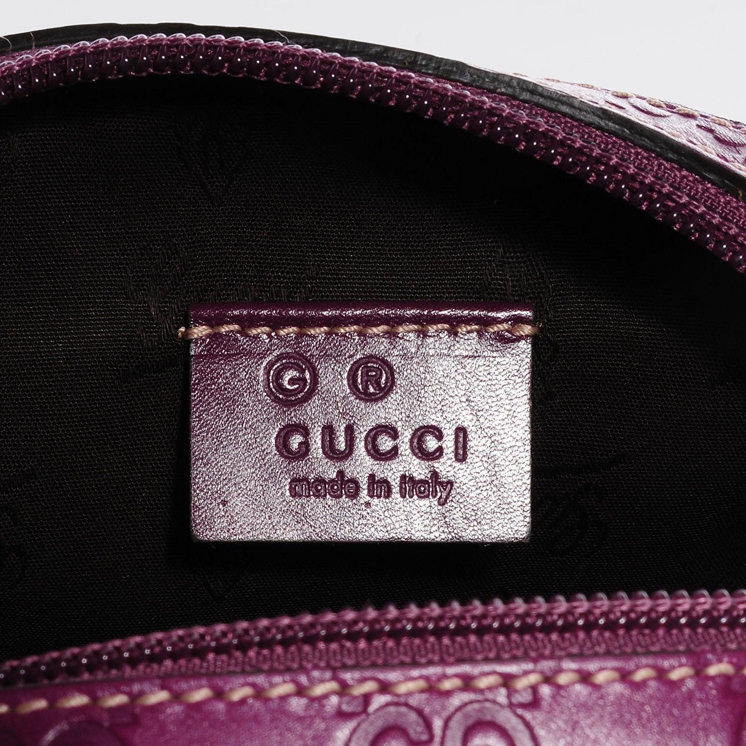 Gucci Guccissima GG Cosmetic Case Purple 7 of 10