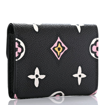 Louis Vuitton Monogram Giant Wild At Heart Rosalie Coin Purse Black 3 of 6