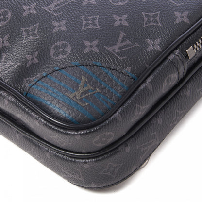 Louis Vuitton Monogram Eclipse Patchwork Amazone Sling Bag 4 of 7