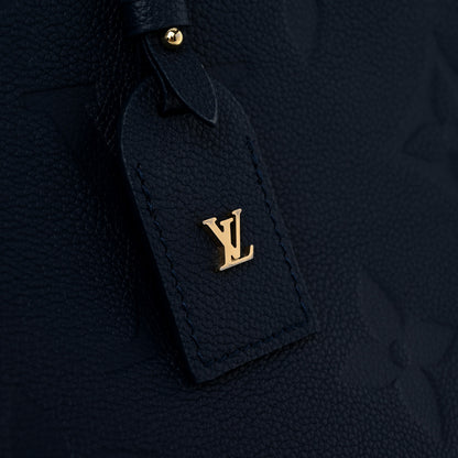 Louis Vuitton Empreinte Monogram Giant CarryAll MM Navy 11 of 11