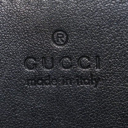 Gucci Calfskin Matelasse Monochrome Small GG Marmont Chain Shoulder Bag Black 6 of 11