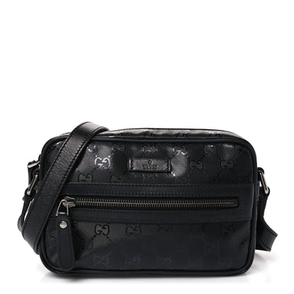 Gucci Imprime Monogram Small Shoulder Bag Black 1 of 9