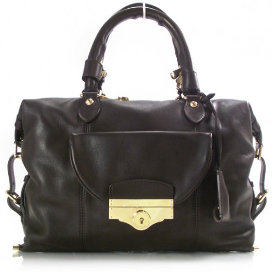 Louis Vuitton Limited SAC LOUIS Leather Handbag Moka 1 of 8
