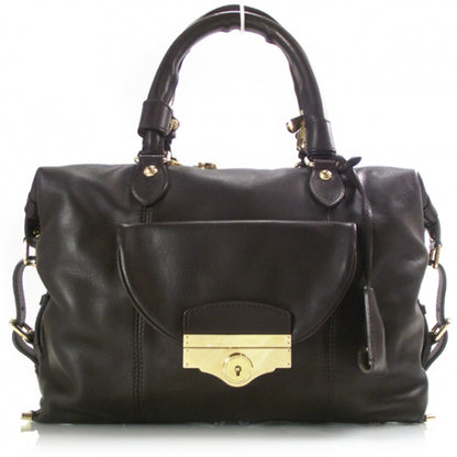 Louis Vuitton Limited SAC LOUIS Leather Handbag Moka 1 of 8