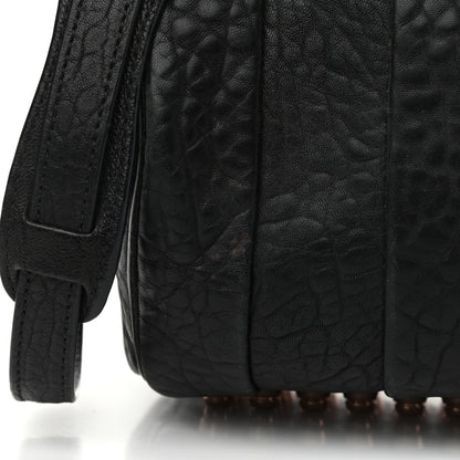 Alexander Wang Pebbled Lambskin Rockie Black Rose Gold Hardware 12 of 16