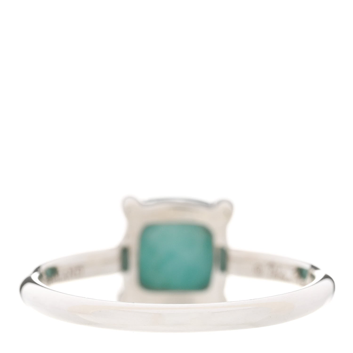 Tiffany Sterling Silver Amazonite Paloma Picasso Sugar Stacks Ring 52 6 4 of 7