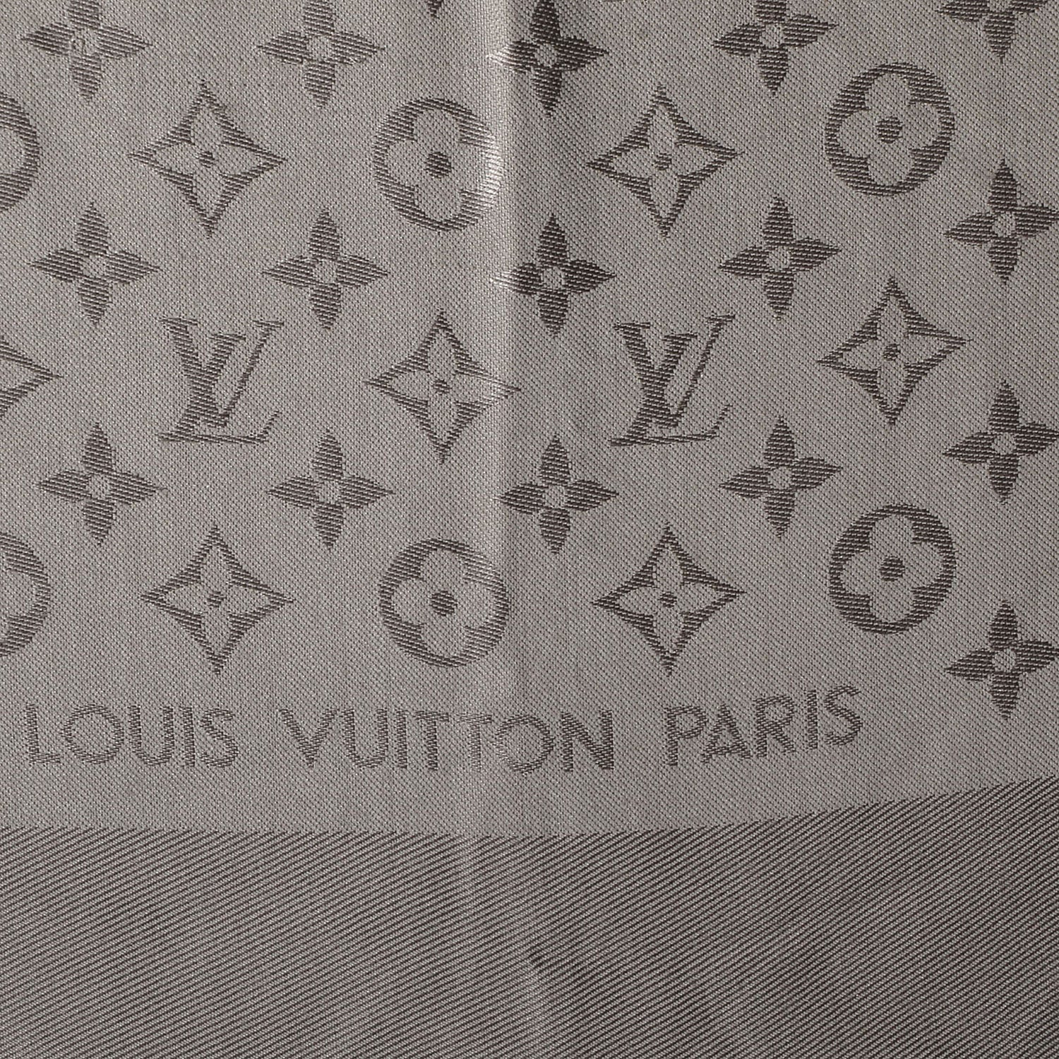 Louis Vuitton Silk Wool Monogram Shawl Verone 1 of 5