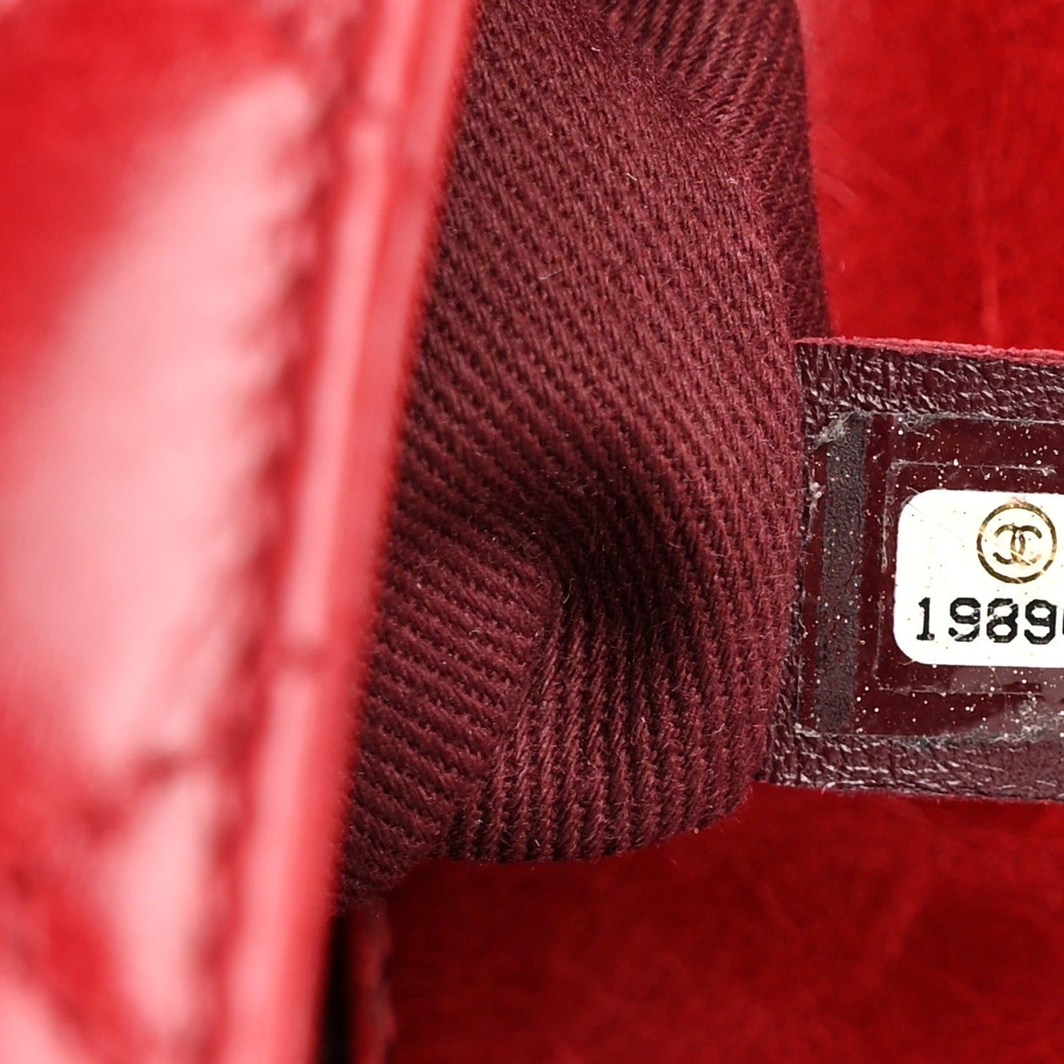 Chanel Glazed Calfskin Castle Rock Medium Flap Red 7 of 11
