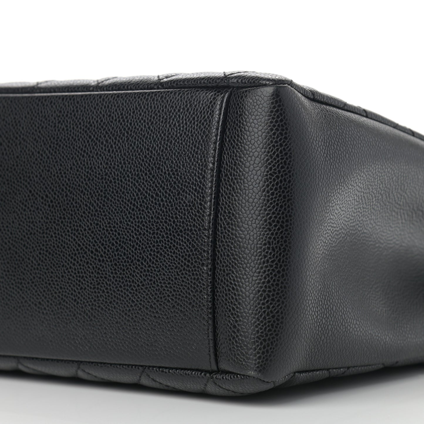 Caviar Quilted Grand Shopping Tote GST Black