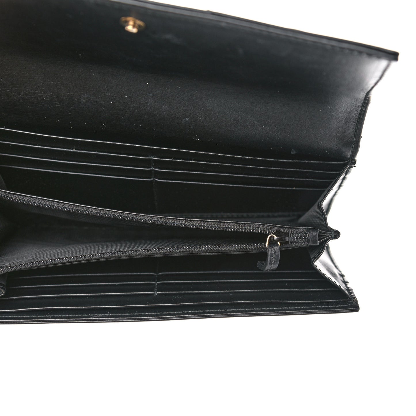 Calfskin Matelasse GG Marmont Continental Wallet Black