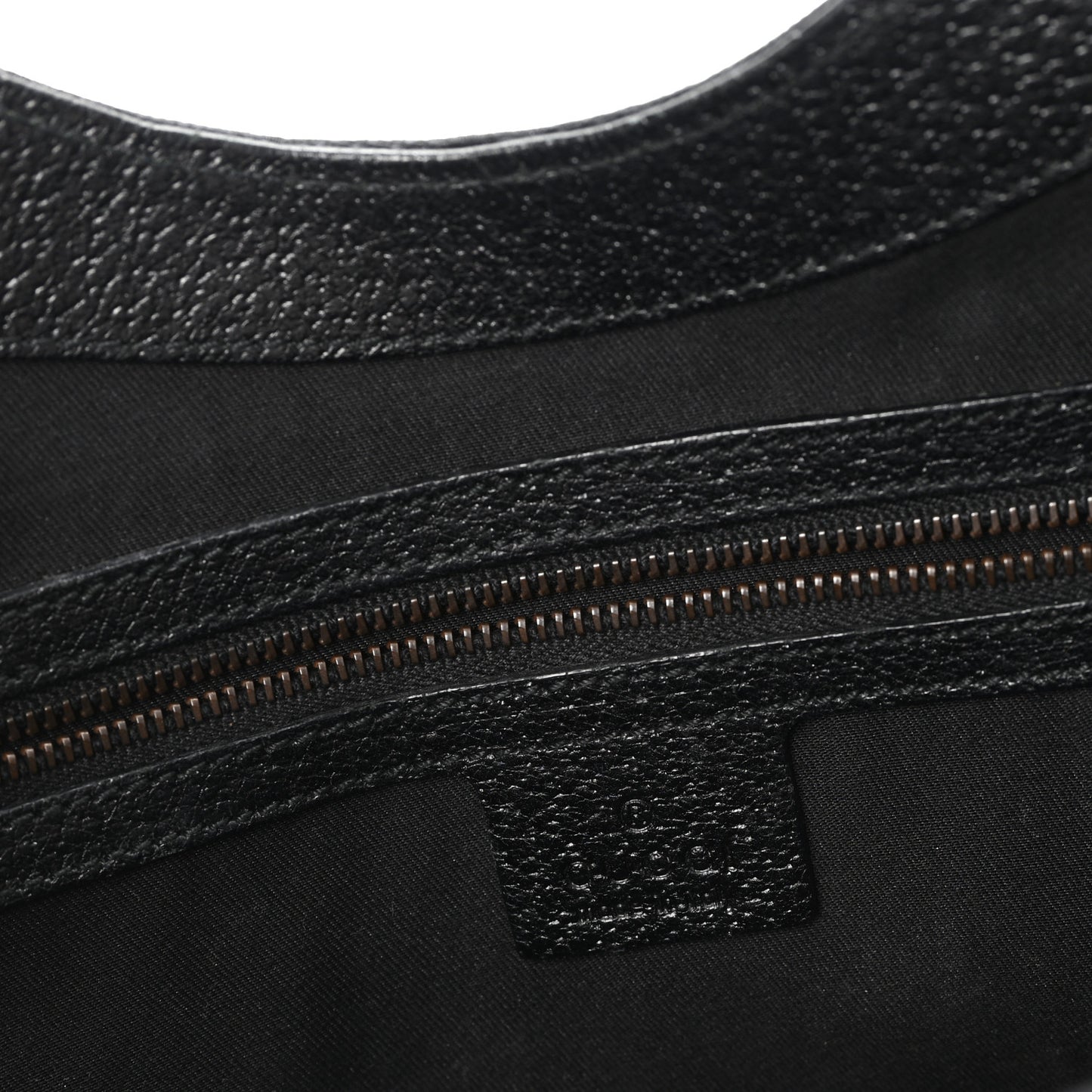 Monogram Calfskin Large Bardot Tote Black