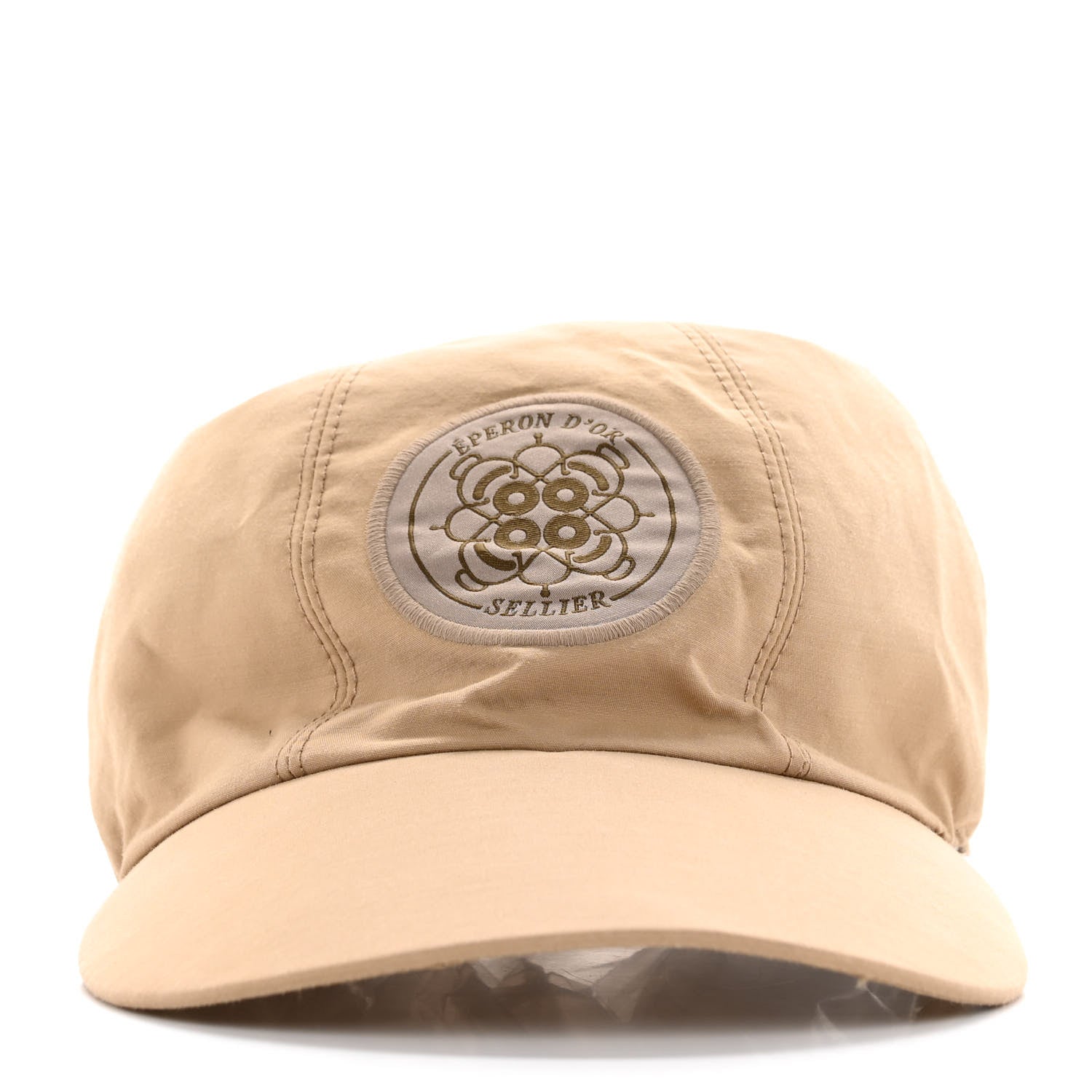 Hermes Cotton Blend Eperon D'or Sellier Cap 56 Creme 3 of 11