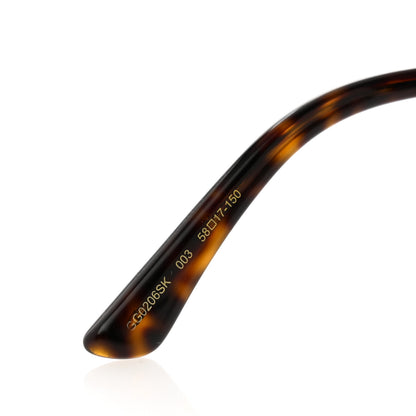 Gucci Web Round Sunglasses GG0206SK Gold 5 of 7