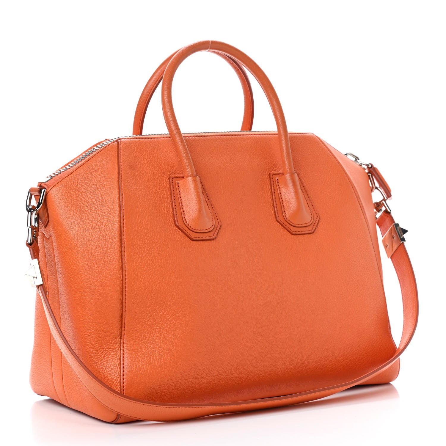 Givenchy Sugar Goatskin Medium Antigona Orange 2 of 11