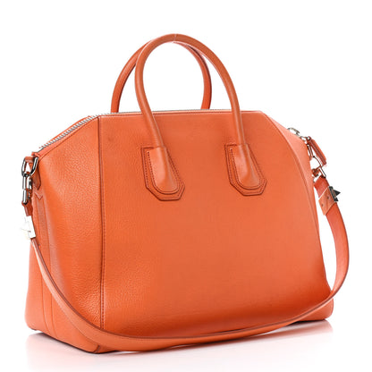 Givenchy Sugar Goatskin Medium Antigona Orange 2 of 11
