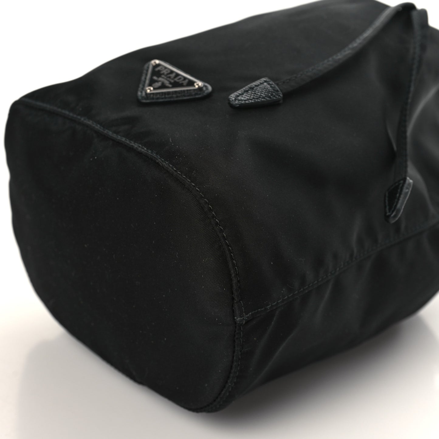 Nylon Vela Drawstring Pouch Black