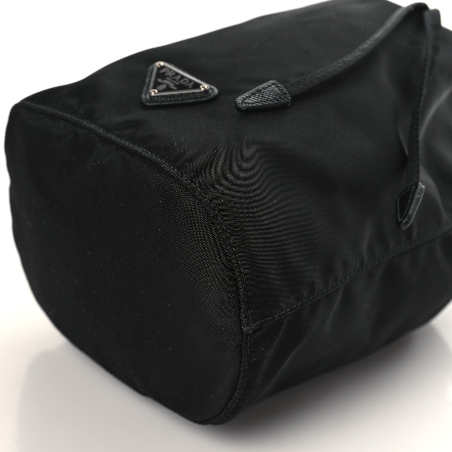 Prada Nylon Vela Drawstring Pouch Black 9 of 9