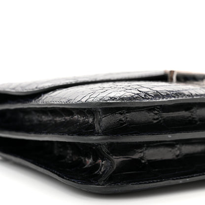Hermes Shiny Niloticus Crocodile Constance 1-Elan Bleu Abysse 9 of 10