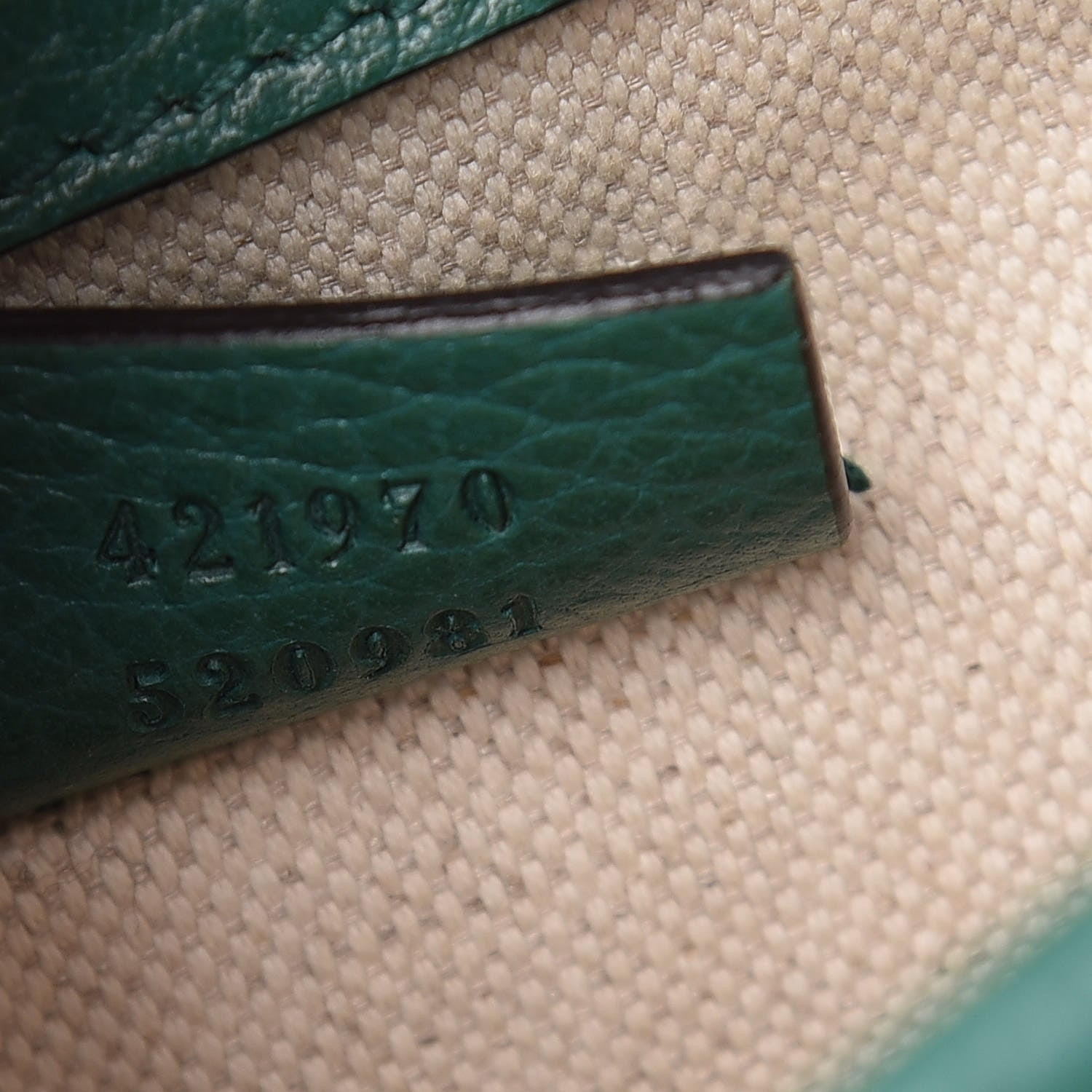 Gucci Calfskin Mini Dionysus Shoulder Bag Emerald 7 of 11