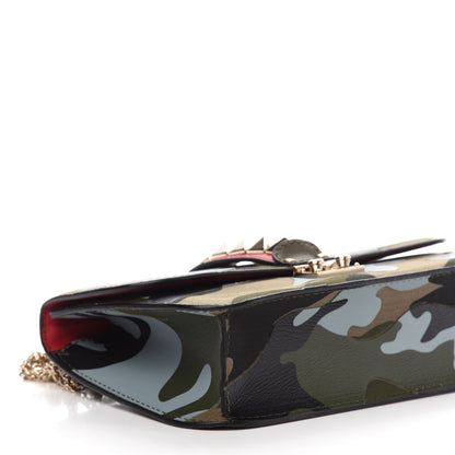 Valentino Garavani Nappa Canvas Camouflage Medium Glam Lock Rockstud Flap Multicolor 11 of 13