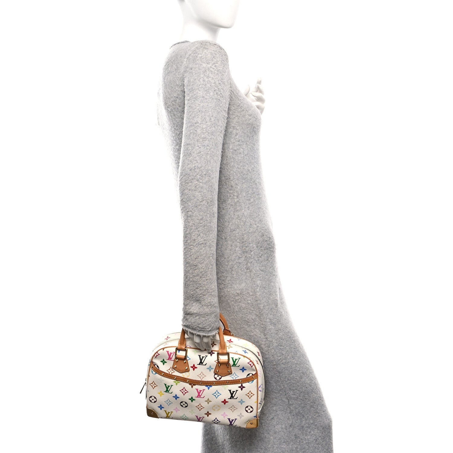 Louis Vuitton Monogram Multicolor Trouville White 2 of 9