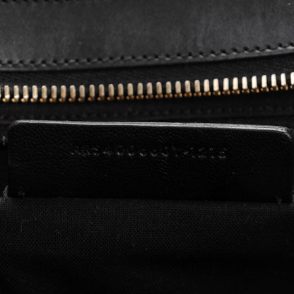 Saint Laurent Tweed Calfskin Classic Small Cabas Y Bag Black 7 of 9